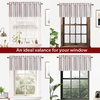 image:imageDriftAway Farmhouse Linen Valance Rod Pocket 1 Panel W52xL14 GrayFarmhousered