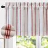image:imageDriftAway Farmhouse Linen Valance Rod Pocket 1 Panel W52xL14 GrayFarmhousered