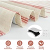 image:imageDriftAway Farmhouse Linen Valance Rod Pocket 1 Panel W52xL14 GrayFarmhousered