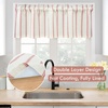 image:imageDriftAway Farmhouse Linen Valance Rod Pocket 1 Panel W52xL14 GrayFarmhousered