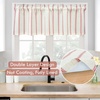image:imageDriftAway Farmhouse Linen Valance Rod Pocket 1 Panel W52xL14 GrayFarmhousered
