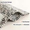image:imageDriftAway Farmhouse Linen Valance Rod Pocket 1 Panel W52xL14 GrayRomanblack