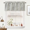 image:imageDriftAway Farmhouse Linen Valance Rod Pocket 1 Panel W52xL14 GrayRomanblack