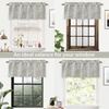 image:imageDriftAway Farmhouse Linen Valance Rod Pocket 1 Panel W52xL14 GrayRomanblack