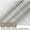 image:imageDriftAway Farmhouse Linen Valance Rod Pocket 1 Panel W52xL14 GrayTickingbeige