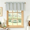 image:imageDriftAway Farmhouse Linen Valance Rod Pocket 1 Panel W52xL14 GrayTickingloden Green