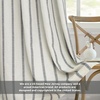 image:imageDriftAway Farmhouse Stripe Blackout Curtains Grommet W52xL84 Loden GreenB Black Stripe