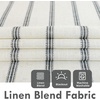 image:imageDriftAway Farmhouse Stripe Blackout Curtains Grommet W52xL84 Loden GreenB Black Stripe