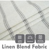image:imageDriftAway Farmhouse Stripe Blackout Curtains Grommet W52xL84 Loden GreenB Gray Stripe