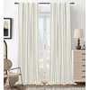 image:imageDriftAway Farmhouse Stripe Blackout Curtains Grommet W52xL84 Loden GreenB Gray Stripe