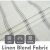 image:imageDriftAway Farmhouse Stripe Blackout Curtains Grommet W52xL84 Loden GreenB Gray Stripe