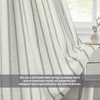 image:imageDriftAway Farmhouse Stripe Blackout Curtains Grommet W52xL84 Loden GreenB Gray Stripe