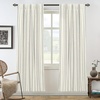 image:imageDriftAway Farmhouse Stripe Blackout Curtains Grommet W52xL84 Loden GreenB Gray Stripe