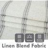 image:imageDriftAway Farmhouse Stripe Blackout Curtains Grommet W52xL84 Loden GreenB Gray Stripe
