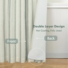 image:imageDriftAway Farmhouse Stripe Blackout Curtains Grommet W52xL84 Loden GreenB Loden Green Stripe