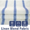 image:imageDriftAway Farmhouse Stripe Blackout Curtains Grommet W52xL84 Loden GreenB Navy Stripe