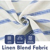 image:imageDriftAway Farmhouse Stripe Blackout Curtains Grommet W52xL84 Loden GreenB Navy Stripe