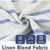 image:imageDriftAway Farmhouse Stripe Blackout Curtains Grommet W52xL84 Loden GreenB Navy Stripe