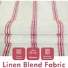 image:imageDriftAway Farmhouse Stripe Blackout Curtains Grommet W52xL84 Loden GreenB Red Stripe
