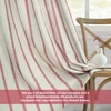 image:imageDriftAway Farmhouse Stripe Blackout Curtains Grommet W52xL84 Loden GreenB Red Stripe