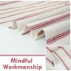 image:imageDriftAway Farmhouse Stripe Blackout Curtains Grommet W52xL84 Loden GreenB Red Stripe