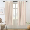 image:imageDriftAway Farmhouse Stripe Blackout Curtains Grommet W52xL84 Loden GreenB Red Stripe