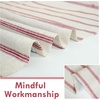 image:imageDriftAway Farmhouse Stripe Blackout Curtains Grommet W52xL84 Loden GreenB Red Stripe