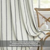 image:imageDriftAway Farmhouse Stripe Blackout Curtains Grommet W52xL84 Loden GreenG Black Stripe