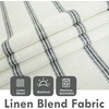image:imageDriftAway Farmhouse Stripe Blackout Curtains Grommet W52xL84 Loden GreenG Black Stripe