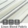 image:imageDriftAway Farmhouse Stripe Blackout Curtains Grommet W52xL84 Loden GreenG Black Stripe