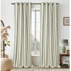 image:imageDriftAway Farmhouse Stripe Blackout Curtains Grommet W52xL84 Loden GreenG Black Stripe