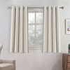 image:imageDriftAway Farmhouse Stripe Blackout Curtains Grommet W52xL84 Loden GreenG Gray Stripe