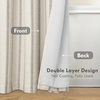 image:imageDriftAway Farmhouse Stripe Blackout Curtains Grommet W52xL84 Loden GreenG Gray Stripe
