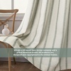 image:imageDriftAway Farmhouse Stripe Blackout Curtains Grommet W52xL84 Loden GreenG Loden Green Stripe