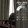 image:imageDriftAway Farmhouse Stripe Blackout Curtains Grommet W52xL84 Loden GreenG Loden Green Stripe