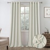 image:imageDriftAway Farmhouse Stripe Blackout Curtains Grommet W52xL84 Loden GreenG Loden Green Stripe