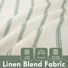 image:imageDriftAway Farmhouse Stripe Blackout Curtains Grommet W52xL84 Loden GreenG Loden Green Stripe