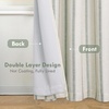 image:imageDriftAway Farmhouse Stripe Blackout Curtains Grommet W52xL84 Loden GreenG Loden Green Stripe