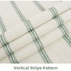 image:imageDriftAway Farmhouse Stripe Blackout Curtains Grommet W52xL84 Loden GreenG Loden Green Stripe