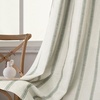 image:imageDriftAway Farmhouse Stripe Blackout Curtains Grommet W52xL84 Loden GreenG Loden Green Stripe
