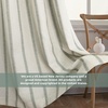 image:imageDriftAway Farmhouse Stripe Blackout Curtains Grommet W52xL84 Loden GreenG Loden Green Stripe