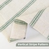 image:imageDriftAway Farmhouse Stripe Blackout Curtains Grommet W52xL84 Loden GreenG Loden Green Stripe