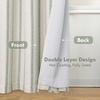 image:imageDriftAway Farmhouse Stripe Blackout Curtains Grommet W52xL84 Loden GreenG Loden Green Stripe