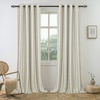image:imageDriftAway Farmhouse Stripe Blackout Curtains Grommet W52xL84 Loden GreenG Loden Green Stripe