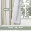 image:imageDriftAway Farmhouse Stripe Blackout Curtains Grommet W52xL84 Loden GreenG Loden Green Stripe