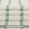 image:imageDriftAway Farmhouse Stripe Blackout Curtains Grommet W52xL84 Loden GreenG Loden Green Stripe