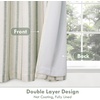 image:imageDriftAway Farmhouse Stripe Blackout Curtains Grommet W52xL84 Loden GreenG Loden Green Stripe