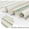 image:imageDriftAway Farmhouse Stripe Blackout Curtains Grommet W52xL84 Loden GreenG Loden Green Stripe