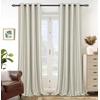 image:imageDriftAway Farmhouse Stripe Blackout Curtains Grommet W52xL84 Loden GreenG Loden Green Stripe
