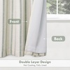 image:imageDriftAway Farmhouse Stripe Blackout Curtains Grommet W52xL84 Loden GreenG Loden Green Stripe